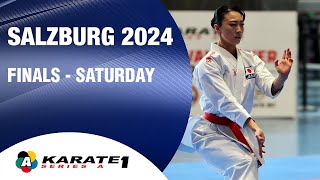 Karate1 SALZBURG  FINALS SATURDAY  WORLD KARATE FEDERATION [upl. by Accemahs]