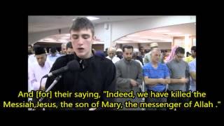 Fatih Seferagic  Surah An Nisa 155  160 with subtitles [upl. by Kennith197]