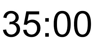 35 Minute Timer ⏰🔔 Countdown Timer [upl. by Atiuqram]