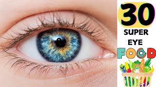 30 Best Foods for Eye Health and Vision [upl. by Yddub]