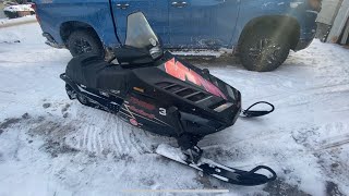 Yamaha exciter 570 cold start and ride [upl. by Atirat630]