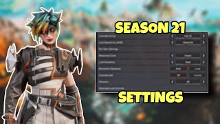 BEST Controller SETTINGS Apex Legends Season 21  XBOXPS5PC [upl. by Yerffoj]