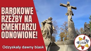 Odnowiono barokowe rzeźby z cmentarza przy ul Legnickiej w Głogowie [upl. by Langille]