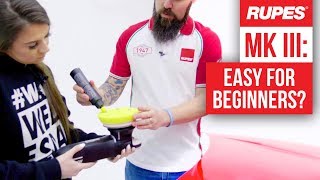 Can a BEGINNER use a Rupes Bigfoot Mk III Polisher  ft Dylan von Kleist [upl. by Melak527]