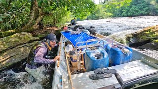 MAIS UM DIA DE MUITO SOFRIMENTO Pescaria e acampamento no Mato Grosso divisa com Pará [upl. by Yelhs]