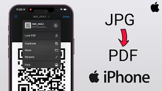 How to Convert JPG to PDF on iPhone – Easy Method [upl. by Sihon496]