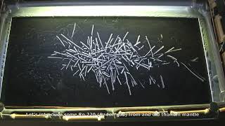 Radioactive sources in a cloud chamber [upl. by Erialb]