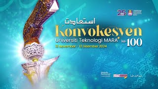 Istiadat Konvokesyen UiTM ke100 Sidang 1 [upl. by Moreville654]