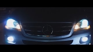 How To Upgrade LED Fog Lights on Mercedes W164  LED Fog Lights on ML500 [upl. by Aneloaup]