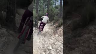 Crazy MTB clips🤯🤯 bike mtb mountainbikefails mtbcrash mountainbike mountainbikeskills [upl. by Daveen]