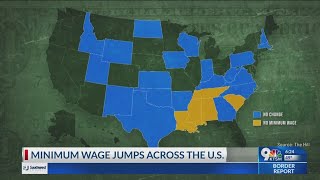 Minimum wage goes up across the US [upl. by Luthanen]