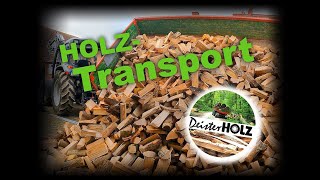 Firewood delivery Firewood transport Deutz Agroplus [upl. by Raddatz]