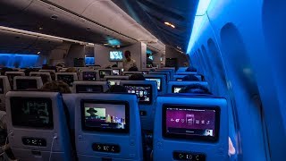 QATAR AIRWAYS NEW ECONOMY CLASS  Boeing 777300ER  Doha  Frankfurt  FLIGHT REVIEW [upl. by Shaefer]