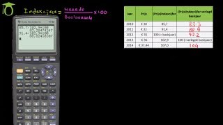 Indexcijfers deel 3  Verleggen van Basisjaar  economie uitleg [upl. by Fuller]
