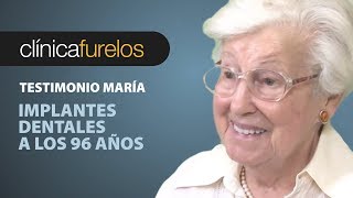 María 96 años Implantes dentales en edad avanzada [upl. by Flanna]