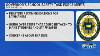 Governors School Safety Task Force discusses school safety in Iowa [upl. by Wardlaw]