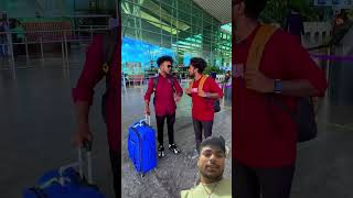 comedy funny fun prank friends vikramcomedyvideo realfools vikramfunnyvideo airport catoon [upl. by Ynned]