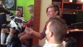 Quadriplegic Uses Robotic Arm to Place Wedding Ring on Wifes Finger [upl. by Ajan]