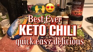 Best Ever Keto Chili A Fall Favorite [upl. by Emlynne440]