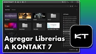 Agregar Librerias a KONTAKT 7 2024 [upl. by Nwatna]