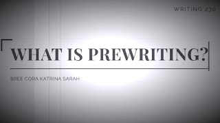 The Art of Prewriting [upl. by Legim518]