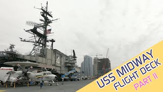 USS Midway Museum  Flight Deck  San Diego I 4K Vlogs [upl. by Aneekal]