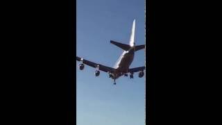 Watching Air Force One fly over us to Castle Air Force Base [upl. by Stalk326]