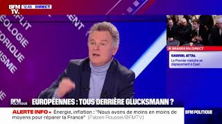 Fabien Roussel invité de BFM Politique dimanche 13 janvier 2024 [upl. by Onaireves]