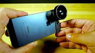 iPhone 5 Lens Kit Review  FishEye Telephoto amp Macro [upl. by Nwahsiek]