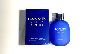 Lanvin LHomme Sport For Men Fragrance Review 2009 [upl. by Gurias]