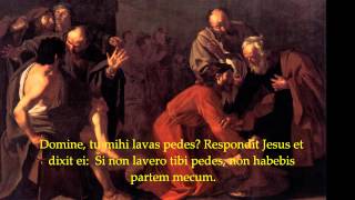 Mandatum Novum  Holy Thursday Antiphons Gregorian Chant [upl. by Noseimaj]