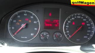 VW Golf 5 16 petrol how to reset engine fault codes 16555 P0171 change O2 sensor maybe but [upl. by Fasta]