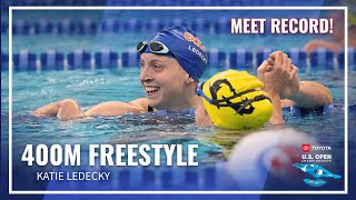 Katie Ledecky amp Summer McIntosh Dash to Finish in Womens 400M Freestyle  2022 Toyota US Open [upl. by Selry]