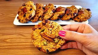 I dont eat sugar healthy cookies without flour amp sugar energy dessert recipe [upl. by Delano]