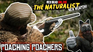 RDR2 Online  Poaching Poachers Elephant Rifle Gameplay Showcase [upl. by Ledda951]