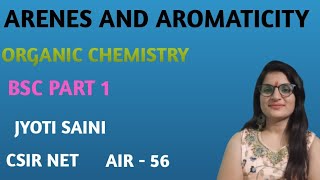 Arenes And Aromaticity Organic Chemistry Bsc part 1 Isomerism Of Benzene Derivative [upl. by Mercie544]