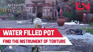 Pot Filled With Water in Alieos Village Near Goat  AC Odyssey Instrument of Torture used by Cyclops [upl. by Anchie]