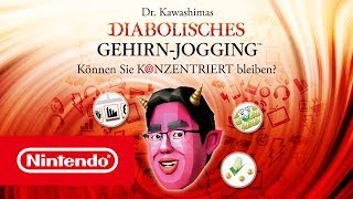 Dr Kawashimas diabolisches GehirnJogging Können Sie konzentriert bleiben – Trailer [upl. by Buseck]