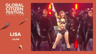 LISAs performance of LALISA ignites Central Park  Global Citizen Festival NYC 2024 [upl. by Laney719]