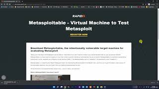 10 Download and Install Metasploitable  How to use metasploitable in Kali Linux  Ethical Hacking [upl. by Guthrie]