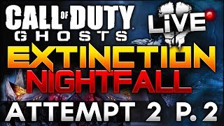 CoD Ghosts Extinction Mode quotNIGHTFALLquot Gameplay  2nd Attempt Pt 2 Call of Duty Ghost [upl. by Wager671]