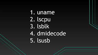 5 Linux commands you need to get system information [upl. by Nora]