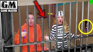 Game Master Locks Us Up in Box Fort Prison for 24 Hours Challenge [upl. by Salchunas]