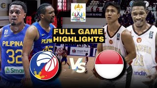 GILAS PILIPINAS vs INDONESIA Full Highlights 5x5 mens Basketball l SEMIFINALS l Sea Games 2023 [upl. by Daven]