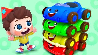 Put Away Your Toy Cars Baby  Good Habits  Learn Colors  Nursery Rhymes amp Kids Songs  BabyBus [upl. by Fillbert48]