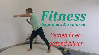 Fitness oefeningen voor beginner 🏃‍♀️ senioren thuis  Full Body Fit workout  spieren trainen Vera [upl. by Nicholle940]