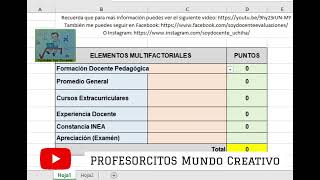 CALCULA TU PUNTAJE  ADMISIÓN DOCENTE 2024  EDUCACIÓN BÁSICA [upl. by Cosmo]