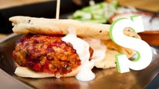 TANDOORI CHICKEN BURGER RECIPE  SORTED [upl. by Nafri]