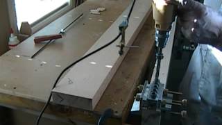 How to Build a Workbench using Dowelmax Part 1  Joining the Top Boards [upl. by Meehar]