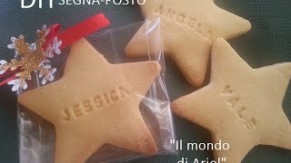 DIY BISCOTTI SEGNAPOSTOPERSONALIZZATI CON NOME [upl. by Enimajneb536]